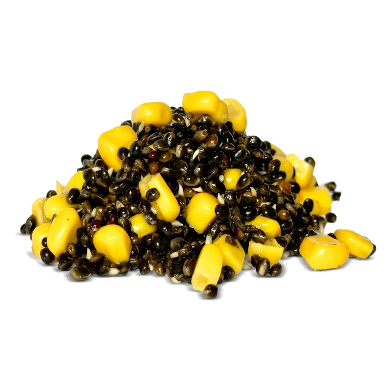 Dynamite Baits Frenzied Hempseed & Sweetcorn Can 350g